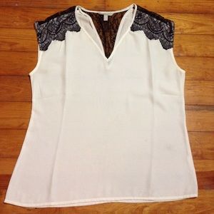 BR ivory silk top 🌸