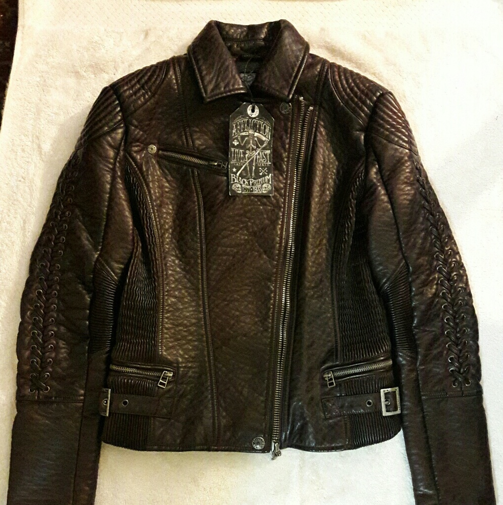 AFFLICTION BLACK PREMIUM LIVE FASTJACKET