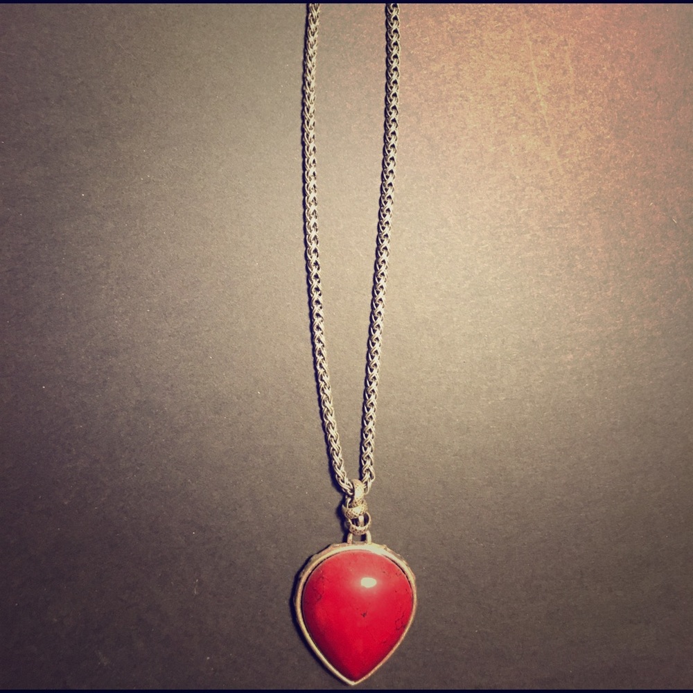 Red Pendant Necklace
