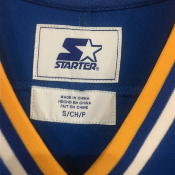 Golden State Warriors Men's Hockey Jersey-NBA Lic - Picture 4 of 4