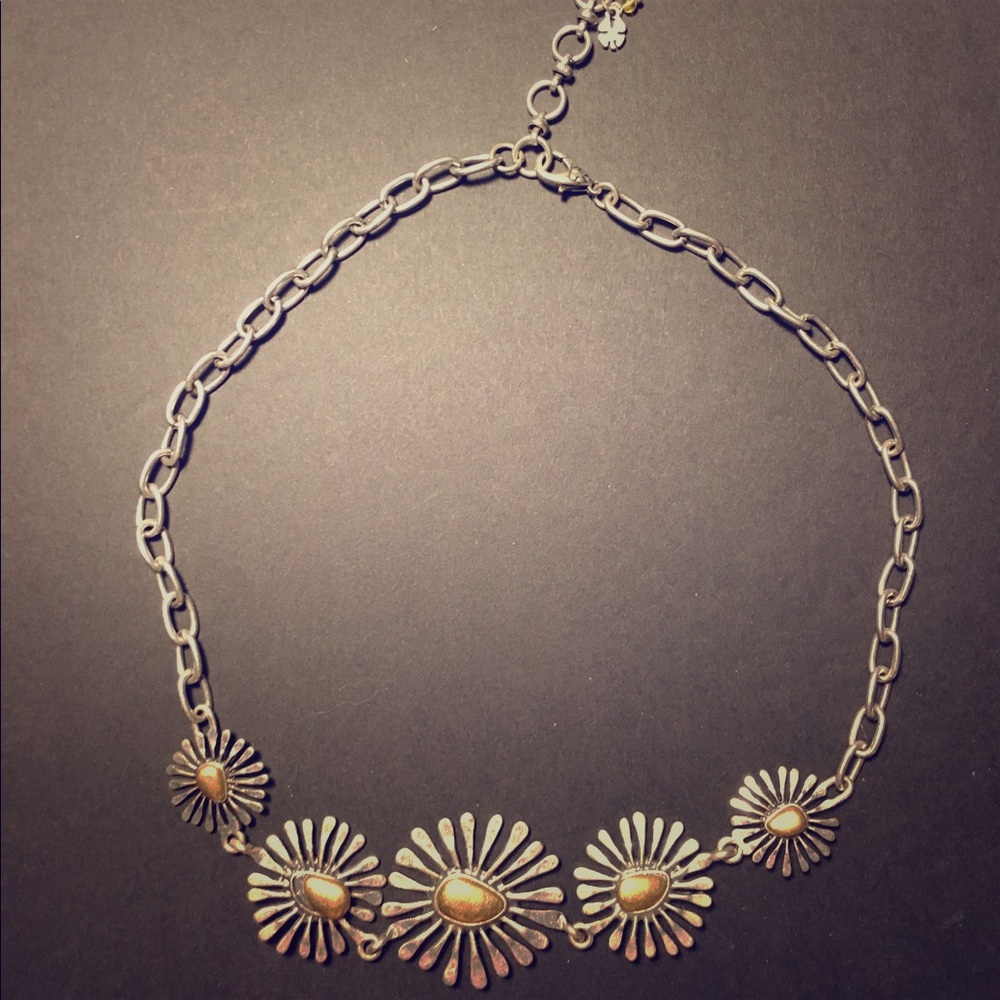Silver Flower Necklace