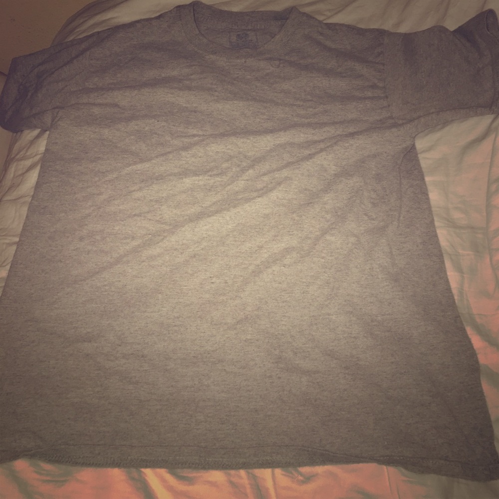 A grey t shirt