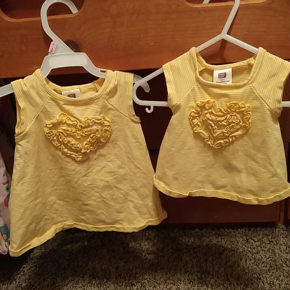Baby matching outfit bundle(newborn and 3-6months)