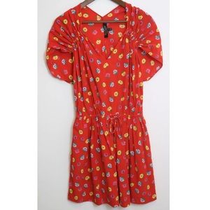 ❤️SOLD❤️Juicy Couture Red Floral dress size Small.