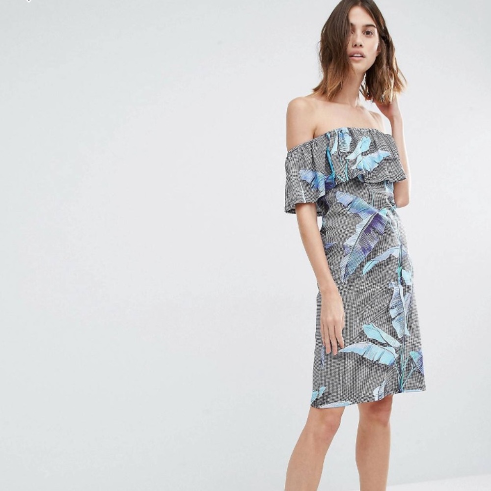 Warehouse tropical dress