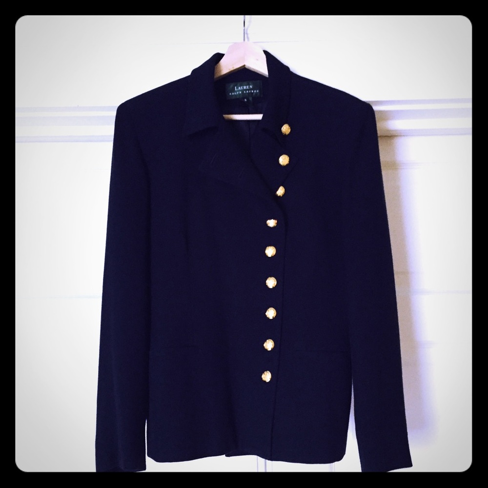 Ralph Lauren Vintage 90's Navy Blazer