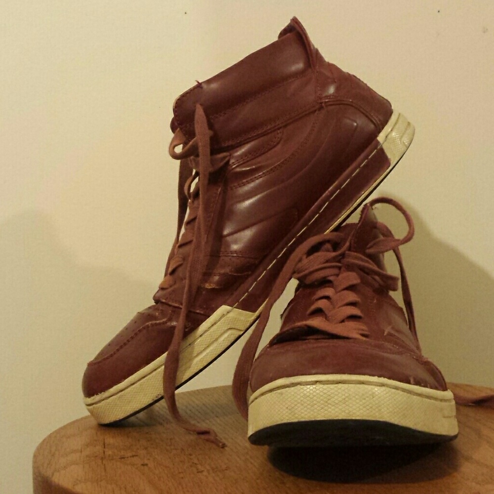 Burgundy Basketball Shoes