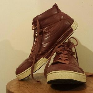 Burgundy Basketball Shoes