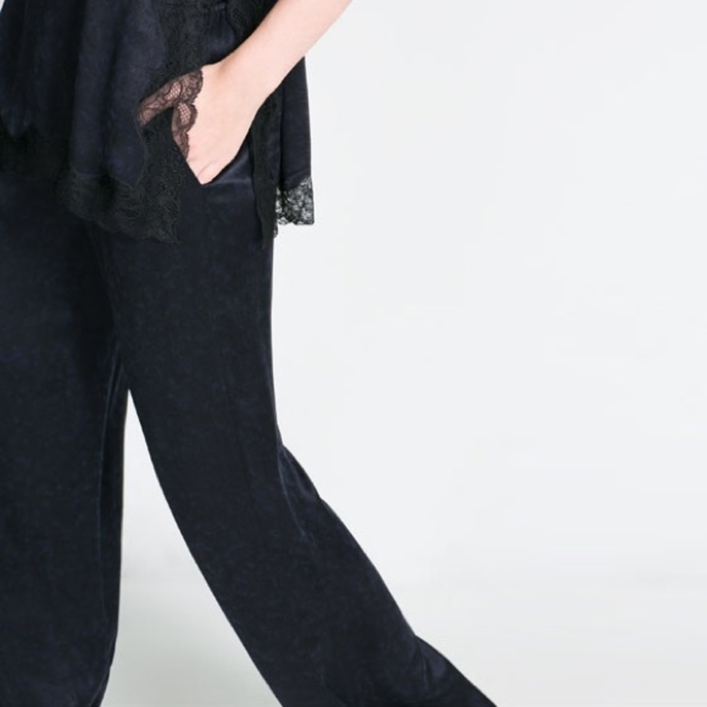 Zara studio Style Pajama Pants - Picture 8 of 10