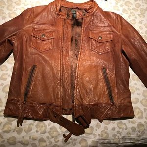 Lucky brand leather jacket