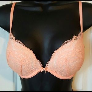 Victoria secret coral plunge bra 32D