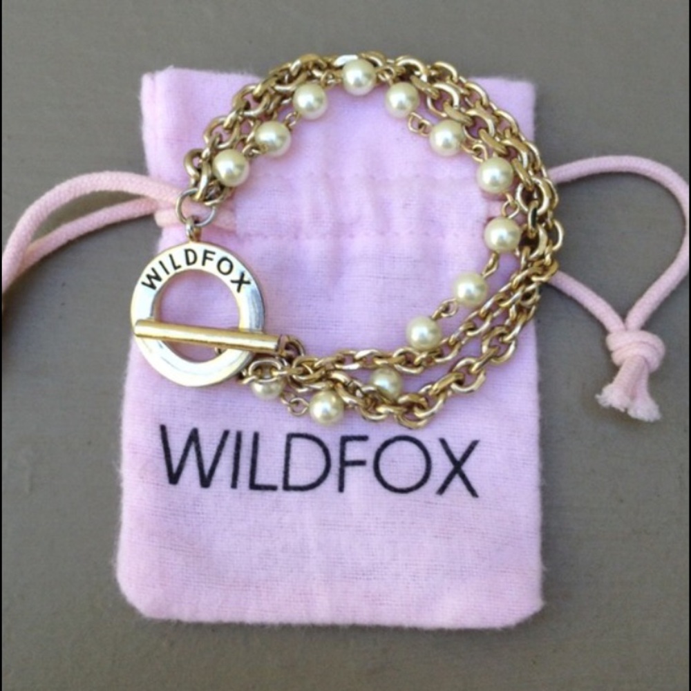 10k gold plated wildfox bracelet