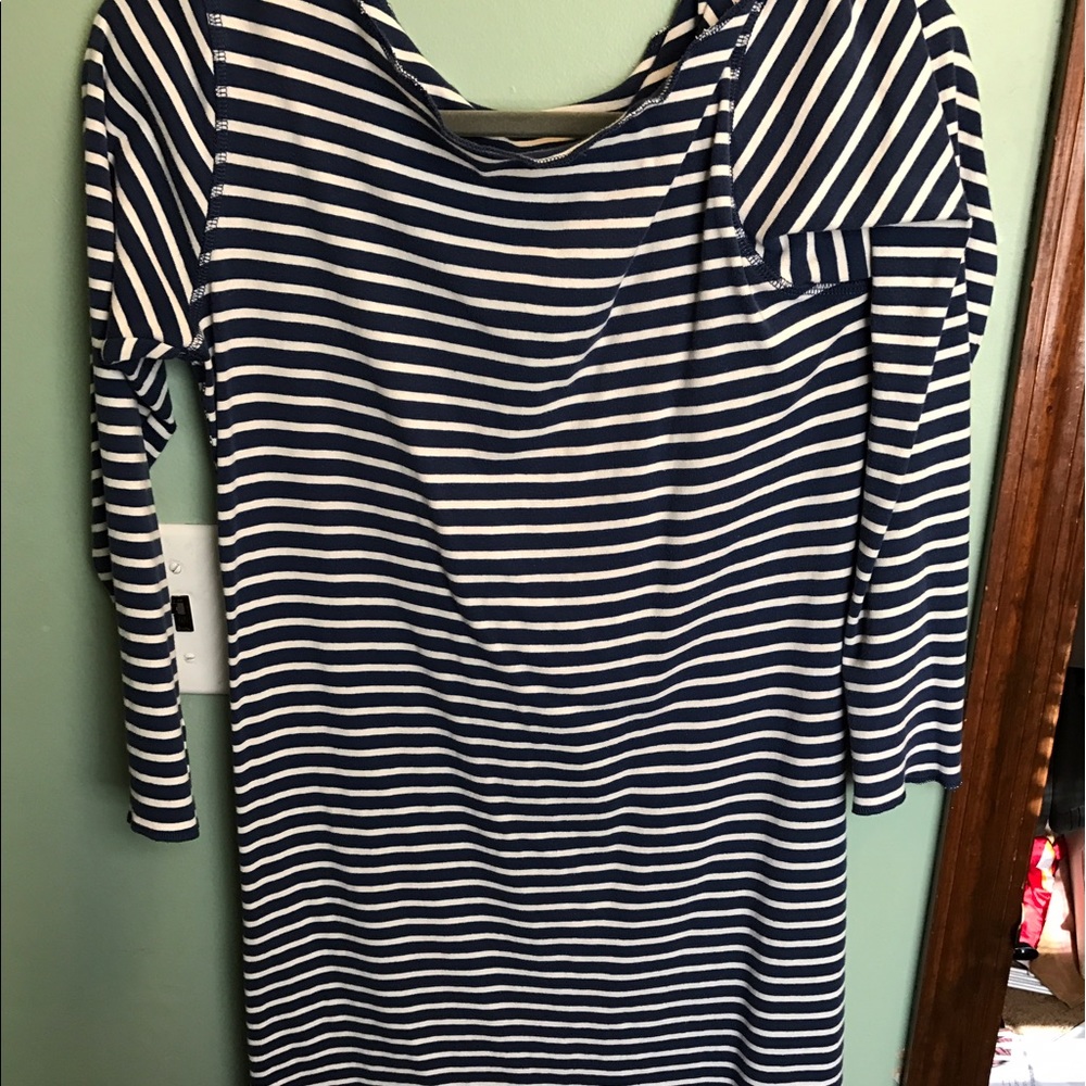 Blue striped Sailor Rose size small dress
