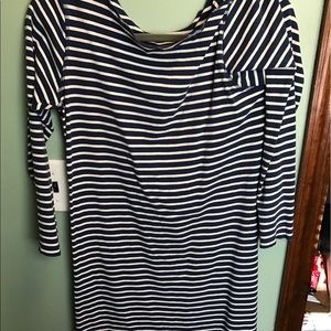 Blue striped Sailor Rose size small dress