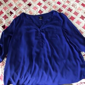 Torrid Blue Blouse