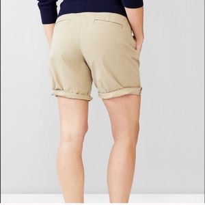 GAP Shorts - NWT Gap Maternity khaki roll up boyfriend shorts GAP Shorts - NWT Gap Maternity khaki roll up boyfriend shorts