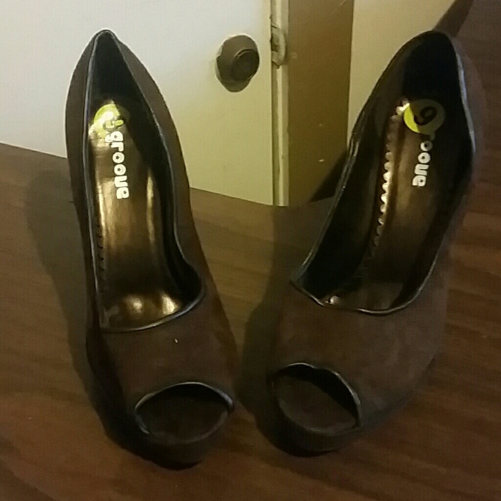 Brown heels