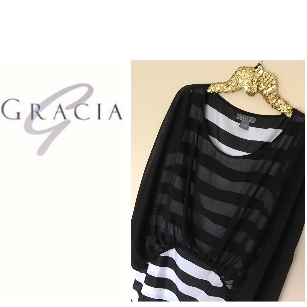 Gracia Dressy Tunic Top