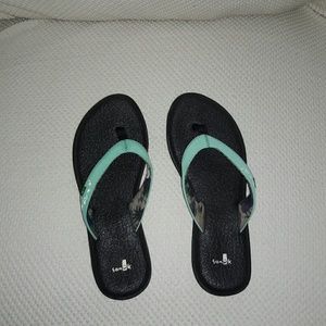 Freshly Cleaned Sanuk Flip Flops!