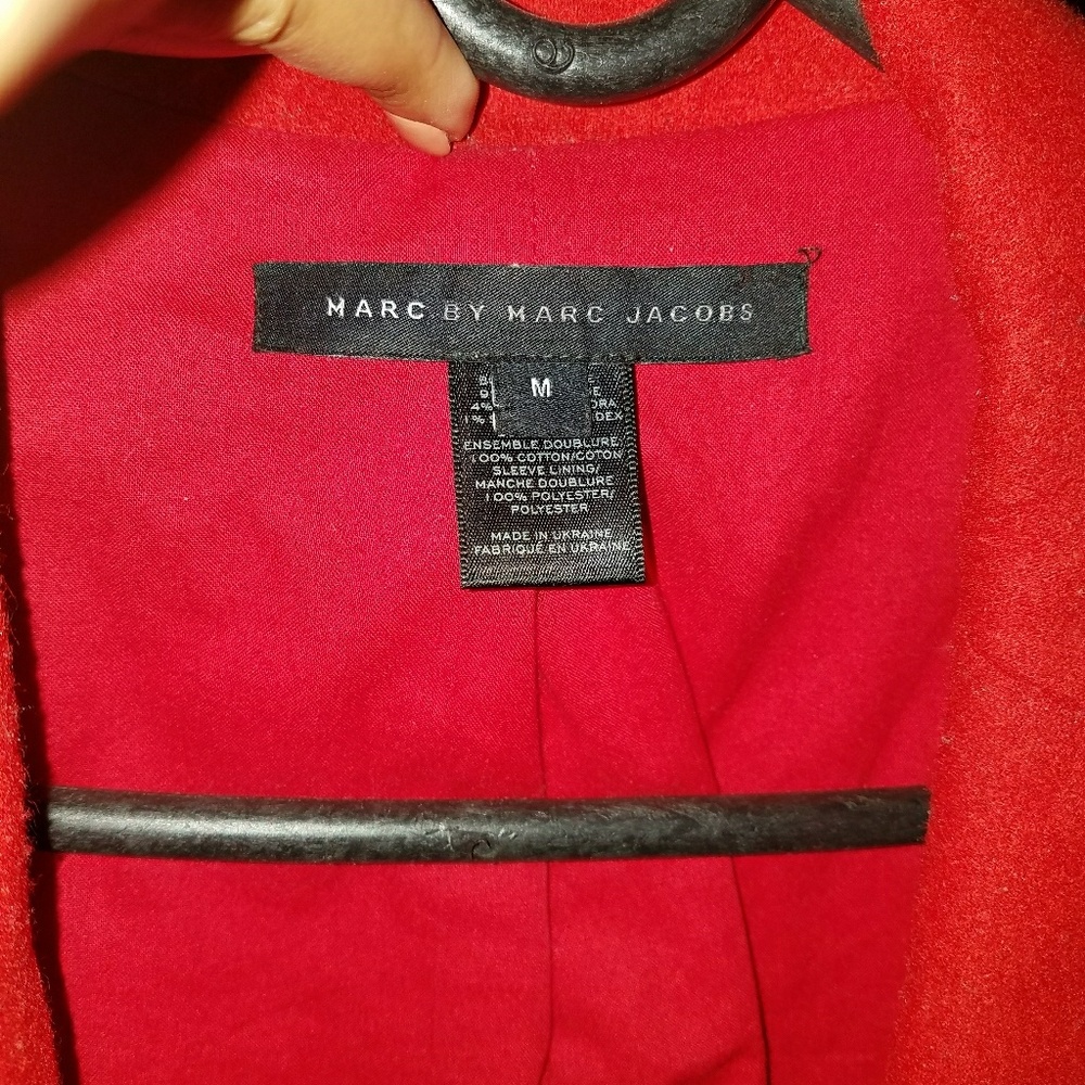 Marc by marc Jacobs gorgeous red peacoat