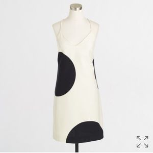 Jcrew Factory Dotted Racerback Dress