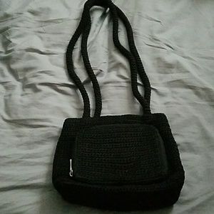 Small black crochet purse. Perfect for you!