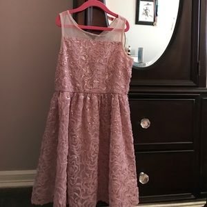 Light washed out pink dress