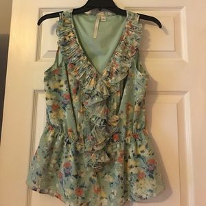 Lauren Conrad floral blouse