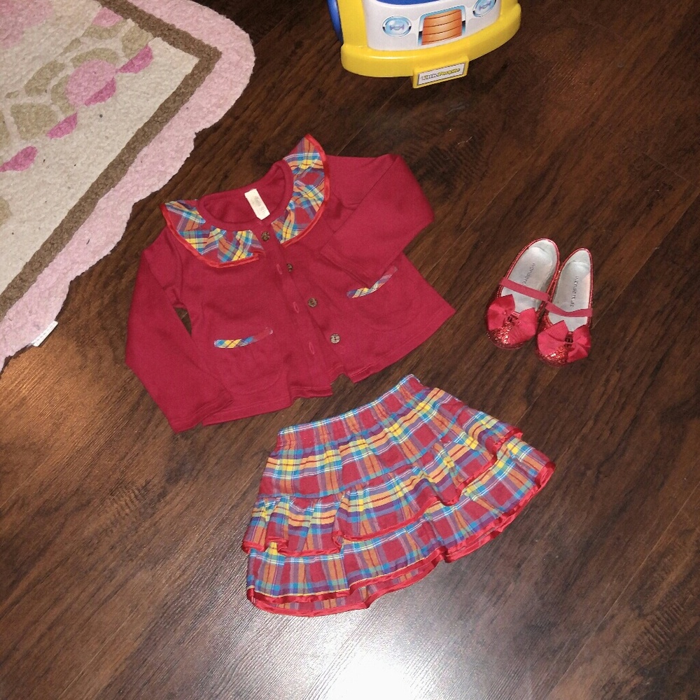 2pc skirt outfit