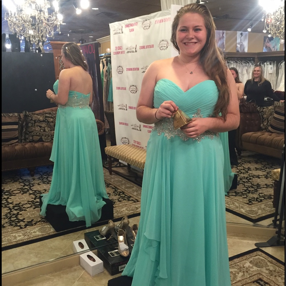 Teal Prom Dress/ Homecoming dress