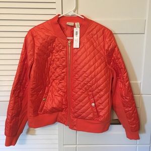 NWT Chico's Zenergy Jacket, 1, vibrant orange