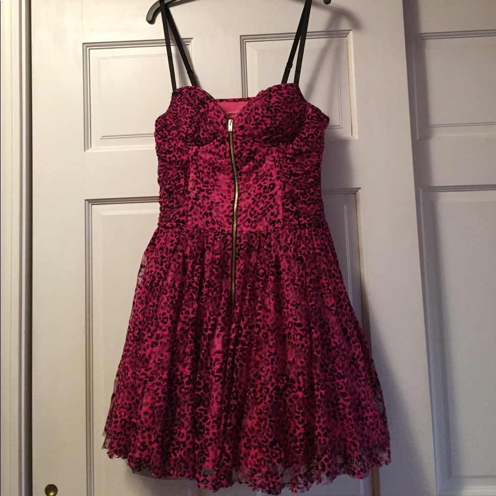 Pink Cheetah Dress 🐯