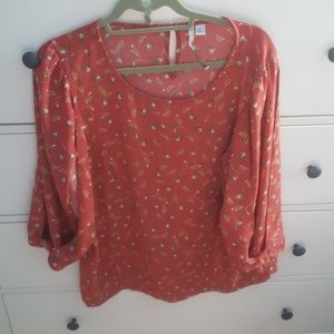 Pretty Spring Lauren Conrad blouse