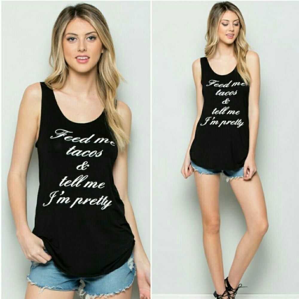 ☆LAST ONE☆Feed Me Tacos Tank