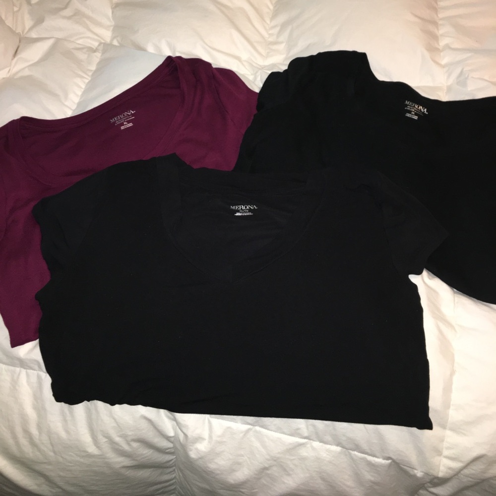 SOLD in bundle - 3 EUC Merona tees, XL