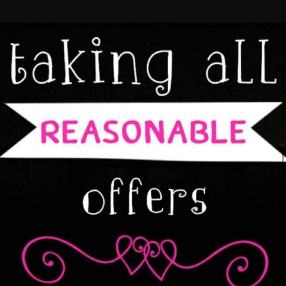 Will consider all offers.  :-)