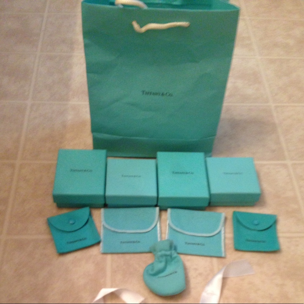 Tiffany & Co. bags, boxes, and ribbons 🎀  🎀