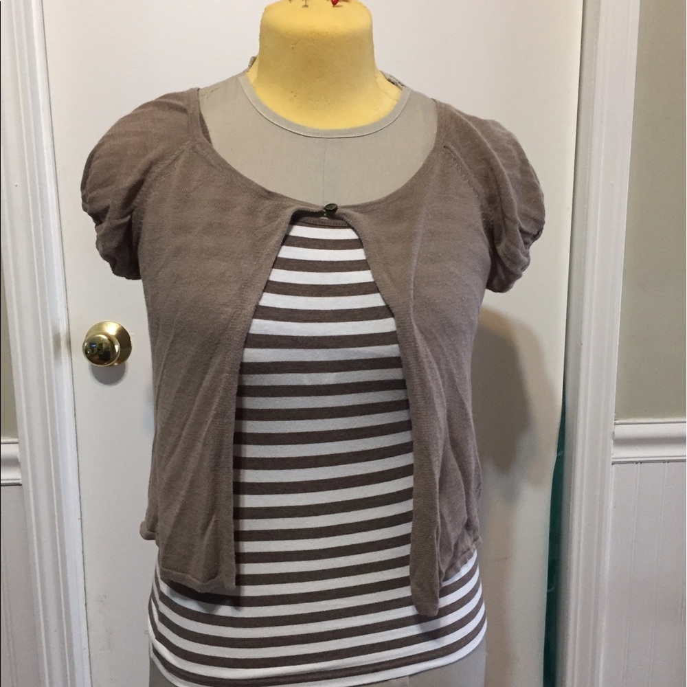 Camisole and sweater set