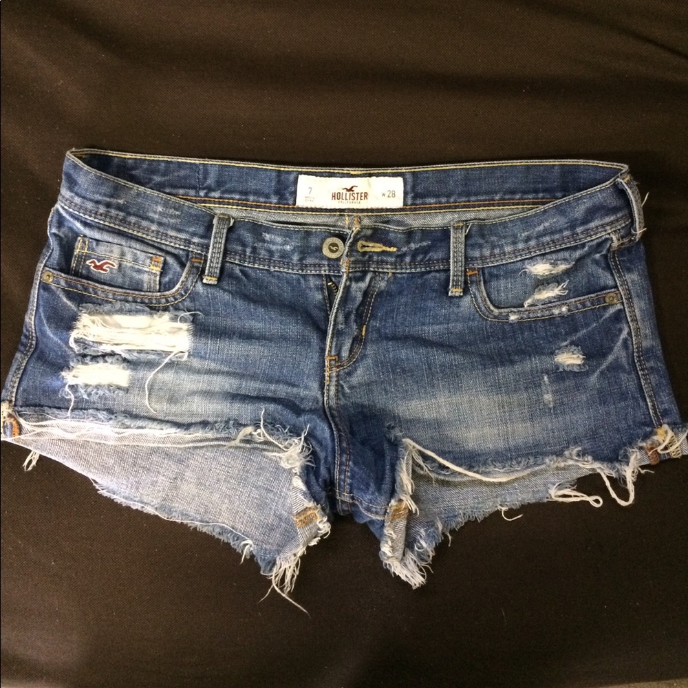 Hollister jean shorts