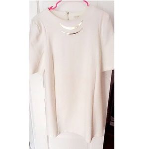 River Island white shift dress