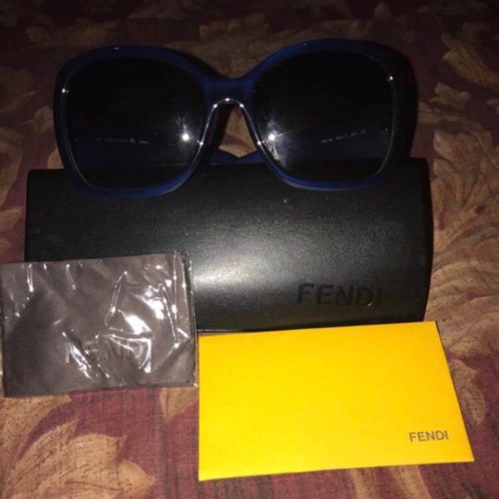 Blue Fendi shades