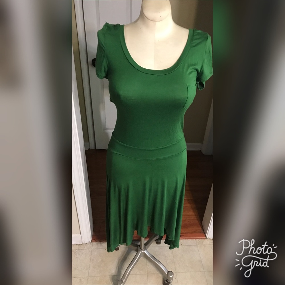 Hi Low Dress Criss Cross Design Backing