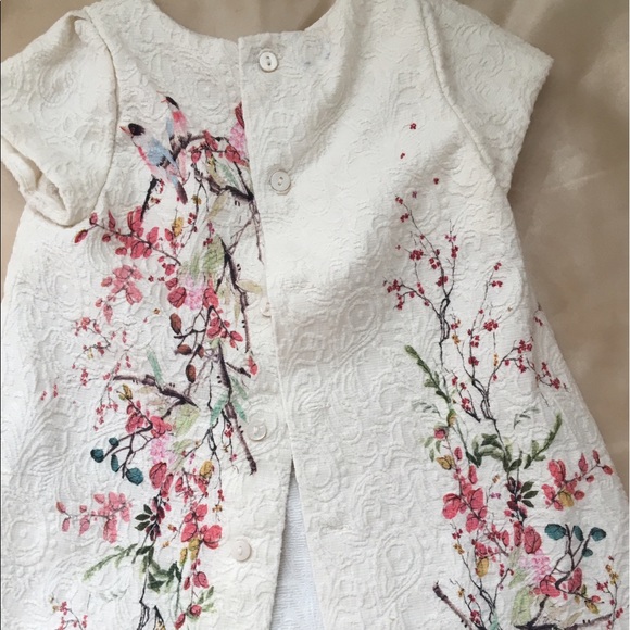 floral Zara dress 6-9 months - Picture 2 of 3