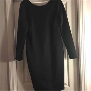 Black bodycon dress, XL