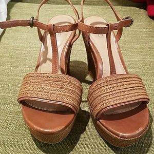 UGG platform wedge sandals