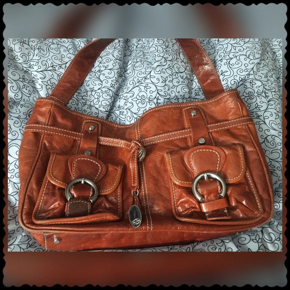 Francesco Biasia Leather Handbag