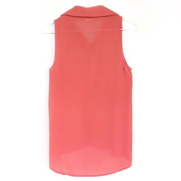 Essentials By Full Tilt - Button Up Tank Top - XS - Picture 2 of 3