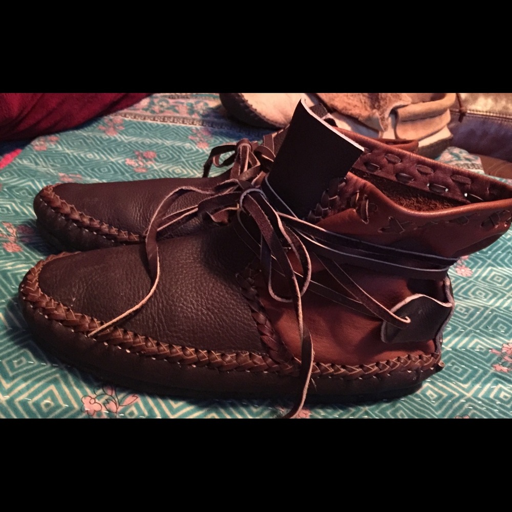 Handmade Leather Moccasins