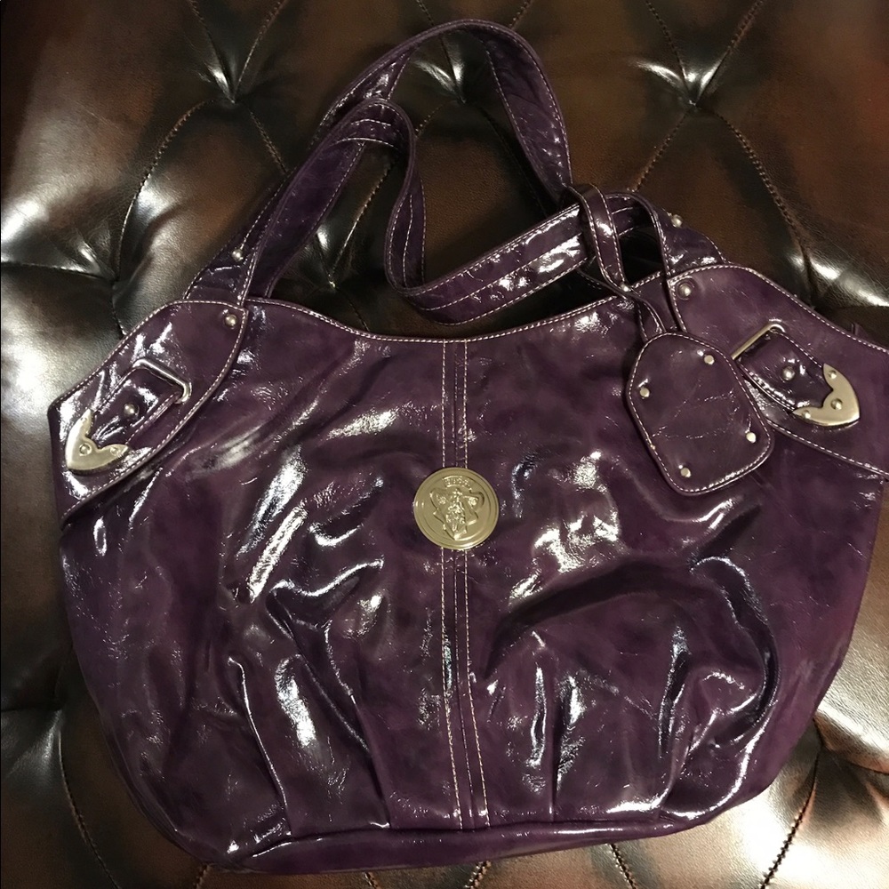 Purple shoulder Tote