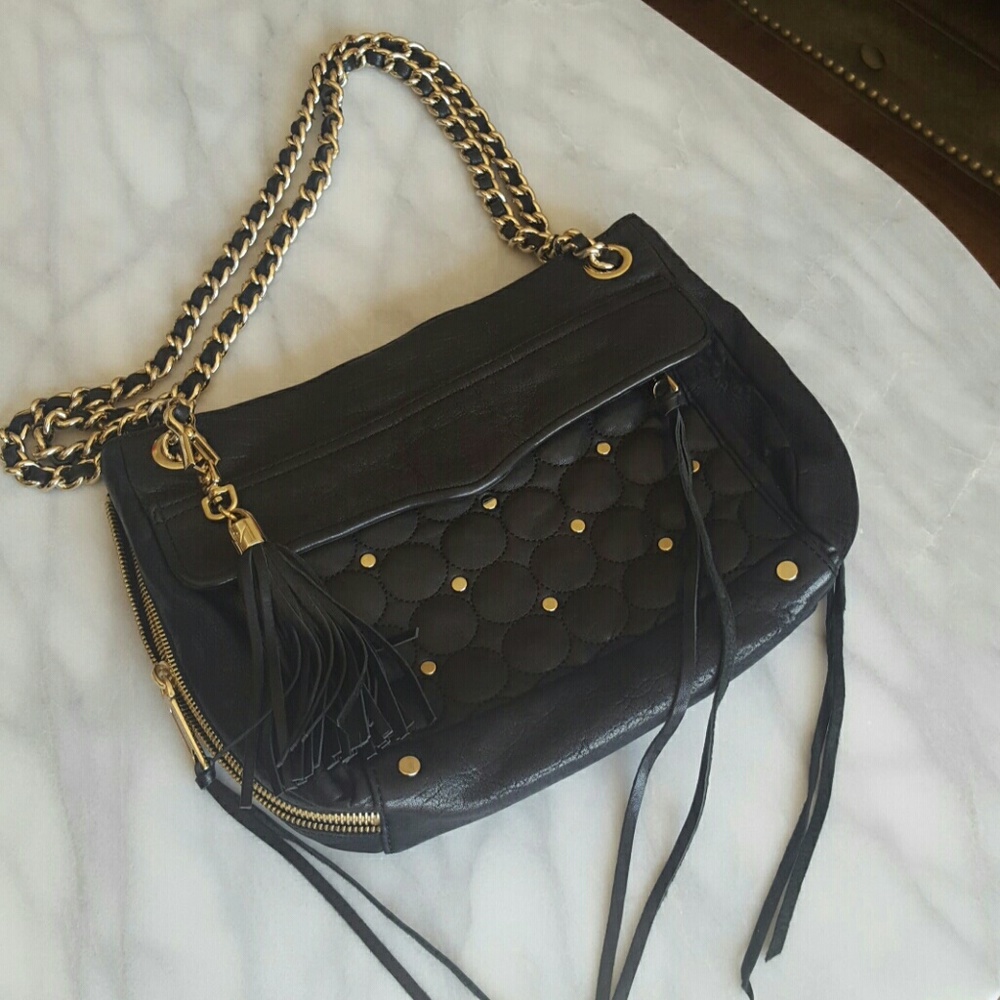 Rebecca Minkoff Circle Quilted MAB with Chain Hand